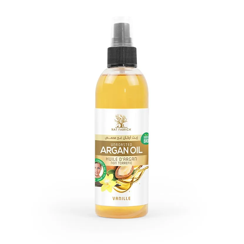 Huile d'Argan Cosmétique Bio à la Vanille – Natfabrica