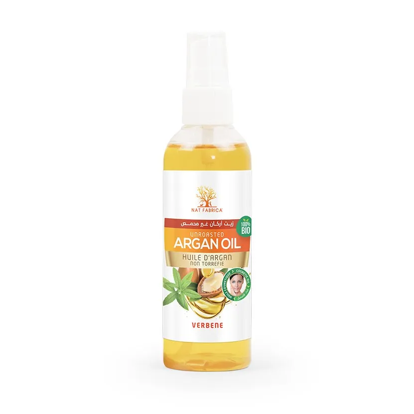 Huile d'Argan Cosmétique Bio à la Verveine – Natfabrica